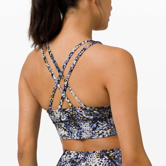 Lululemon Energy Bra Long Line in Floral Metropolis Multi - Picture 2 of 2